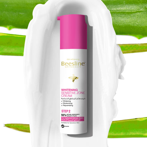 بيزلين عرض غسول تفتيح للمناطق الحساسة 200 مل + كريم تفتيح المناطق الحساسة 50 مل - Beesline